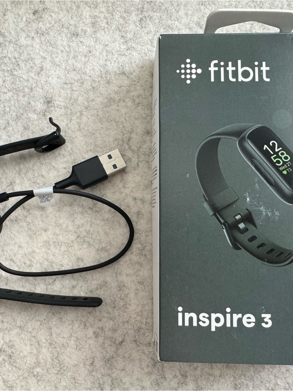 fitbit Inspire 3 Black and Silver Fitness Tracker